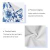 Haskirky Blue Flowers 3 Piece Towel Set,Absorbent Soft Bath Towel Quick Dry Light Weight Hand and Washcloth Set for Gym Bathing Home Shower view 4