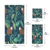 Haskirky Sloth Palm 3 Piece Towel Set,Absorbent Soft Bath Towel Quick Dry Light Weight Hand and Washcloth Set for Gym Bathing Home Shower view 3