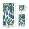 Haskirky Blueberry 3 Piece Towel Set,Absorbent Soft Bath Towel Quick Dry Light Weight Hand and Washcloth Set for Gym Bathing Home Shower view 3