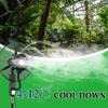 3-Speed Misting Fan Industrial Fan Height Adjustment 25.6in/30in Cooling Fan With 11 Gallon Tank For Patios Workshop Warehouse Industrial(30in) view 2