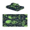 Haskirky Cute Aliens 3 Piece Towel Set,Absorbent Soft Bath Towel Quick Dry Light Weight Hand and Washcloth Set for Gym Bathing Home Shower view 2
