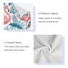 Haskirky Flamingo Palm 3 Piece Towel Set,Absorbent Soft Bath Towel Quick Dry Light Weight Hand and Washcloth Set for Gym Bathing Home Shower view 4