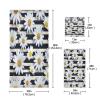 Haskirky Cute Daisy Striped Background 3 Piece Towel Set,Absorbent Soft Bath Towel Quick Dry Light Weight Hand and Washcloth Set for Gym Bathing Home Shower view 3