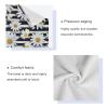 Haskirky Cute Daisy Striped Background 3 Piece Towel Set,Absorbent Soft Bath Towel Quick Dry Light Weight Hand and Washcloth Set for Gym Bathing Home Shower view 4