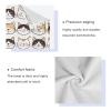 Haskirky Cute Cats 3 Piece Towel Set,Absorbent Soft Bath Towel Quick Dry Light Weight Hand and Washcloth Set for Gym Bathing Home Shower view 4