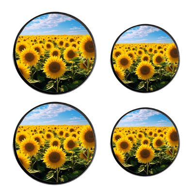 Flower Set of 4 Stove Burner Covers - Premium Round Electric Stove Range Protectors,8 IN & 10 IN