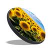 Flower Set of 4 Stove Burner Covers - Premium Round Electric Stove Range Protectors,8 IN & 10 IN view 2