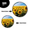 Flower Set of 4 Stove Burner Covers - Premium Round Electric Stove Range Protectors,8 IN & 10 IN view 3