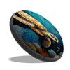 Ocean Turtle Set of 4 Stove Burner Covers - Premium Round Electric Stove Range Protectors,8 IN & 10 IN view 2