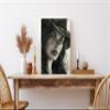 11x14 Western Wall Art Canvas Print (Calinda Cowgirl) view 3