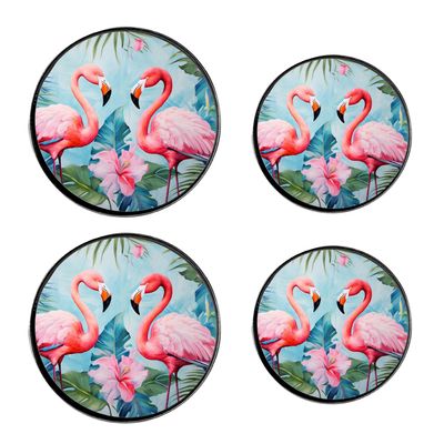 Butterfly Set of 4 Stove Burner Covers - Premium Round Electric Stove Range Protectors,8 IN & 10 IN