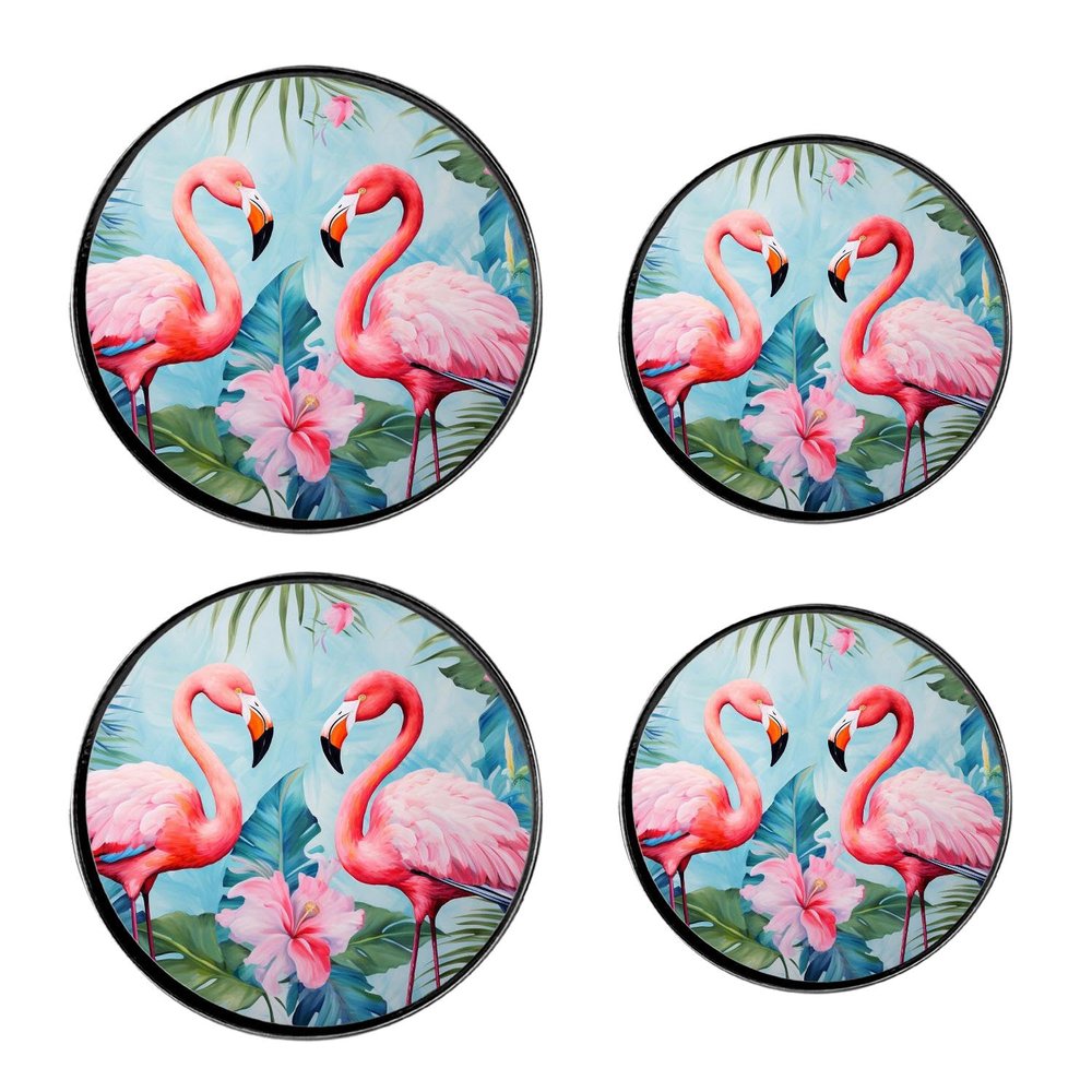 Butterfly Set of 4 Stove Burner Covers - Premium Round Electric Stove Range Protectors,8 IN & 10 IN