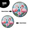 Butterfly Set of 4 Stove Burner Covers - Premium Round Electric Stove Range Protectors,8 IN & 10 IN view 3