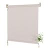 Doing-X Outdoor Roller Shade for Patio Shades Roll up Exterior Blinds Cordless Wand Operation Privacy Screen Hand cranking Roller Shades for Porch Pergola Balcony,58" W x 112" H(5% Openness Beige) view 1