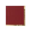 50 Burgundy Disposable 2 Ply Soft Dinner Cocktail Paper Napkins Gold Foil Edge Party Events Reception Catering Home Tableware Supplies view 1