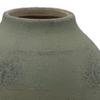Benjara Col Home Decor Flower Vase, Traditional Urn Shape, Dark Green Ceramic view 2