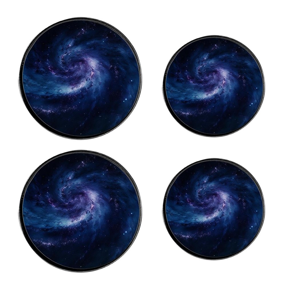 Space Set of 4 Stove Burner Covers - Premium Round Electric Stove Range Protectors,8 IN & 10 IN