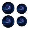Space Set of 4 Stove Burner Covers - Premium Round Electric Stove Range Protectors,8 IN & 10 IN view 1