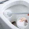 JEXUUD Toilet Brush Holder Toilet Brush with Long Handle Hanging on The Wall Bathroom Wall Hanging Household Fur Cleaning Kit Strong Cleaning Power Toilet Bowl Brush Toilet Brush Holders(Gris) view 4