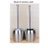 JEXUUD Toilet Brush Holder Toilet Brush,and Holder 2 Pack,Stainless Steel Toilet Bowl Brush Double-layer Thickened More Ventilation,Toilet Brush Clean Set with Long Handle Toilet Brush Holders(B) view 4