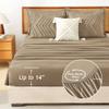 Litanika Taupe Comforter Set King Size with Sheets - 7 Pieces King Bed in a Bag Boho Tufted Complete Bedding Sets with Comforter, Sheets, Pillowcases & Shams view 4