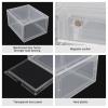 GXFCHYL 12 Pack Shoe Storage Box Acrylic Stackable Shoe Containers Display Case Boot Display Case Sneaker Storage Case (Front Door, Clear) view 3