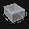 GXFCHYL 12 Pack Shoe Storage Box Acrylic Stackable Shoe Containers Display Case Boot Display Case Sneaker Storage Case (Front Door, Clear) view 4