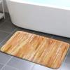 JAWO Modern Abstract Art Bath Mat for Bathroom, Yellow and Gray Quick Dry and Super Absorbent Bath Rugs, Teal Ombre Abstract Aesthetic Non Slip Floor Mat for Kitchen Bedroom Inchesdoor,19x31Inches view 1
