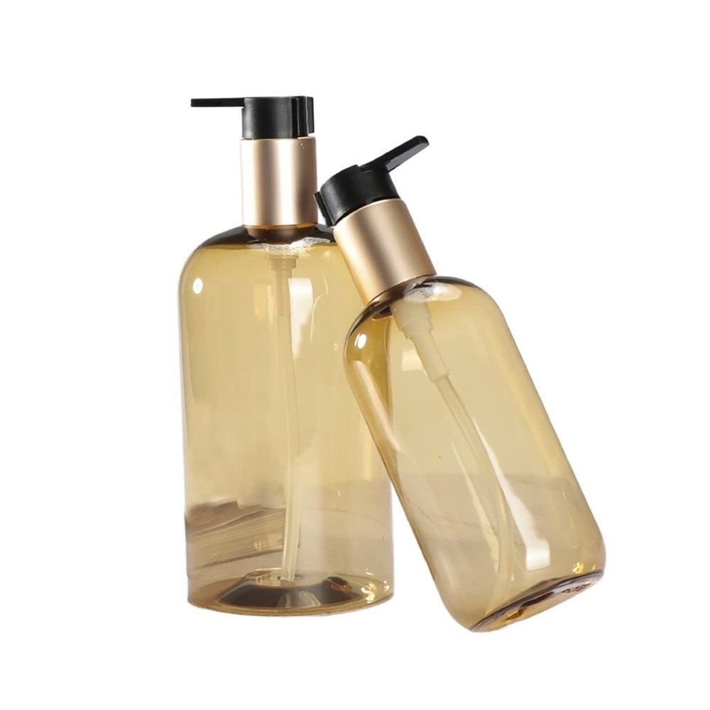 Kitchen Soap Dispenser Soap Pumps Kitchen Liquid Dispencer ContainerDispenser Bottle Body Wash Cosmetic Liquid Storage Bottle Replacement Empty Bottle Bathroom Refillable Set Soap Dispenser for Bathro