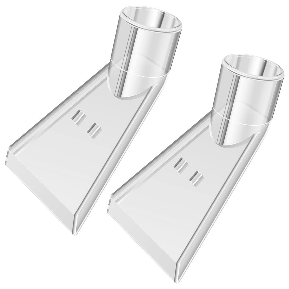 Abizarch 2Pcs Carpet Vac Extractor Attachment Tool Portable Vacuum Cleaner Brush Head Extraction Nozzle Shatter Proof Sofa Carpet Cleaning Nozzle Transparent Vacuum Cleaner Parts for Vacuum Cleaners