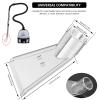 Abizarch 2Pcs Carpet Vac Extractor Attachment Tool Portable Vacuum Cleaner Brush Head Extraction Nozzle Shatter Proof Sofa Carpet Cleaning Nozzle Transparent Vacuum Cleaner Parts for Vacuum Cleaners view 2