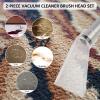 Abizarch 2Pcs Carpet Vac Extractor Attachment Tool Portable Vacuum Cleaner Brush Head Extraction Nozzle Shatter Proof Sofa Carpet Cleaning Nozzle Transparent Vacuum Cleaner Parts for Vacuum Cleaners view 3