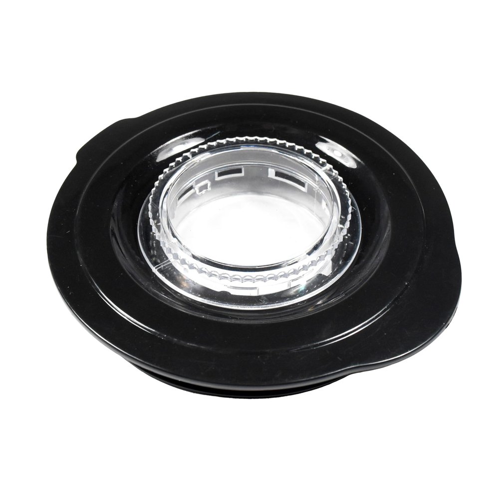 HQRP Lid and Center Fill Cap Replacement for 110404-000-805 Oster Blender Jars that Measure 5 1/2" at the Top, Black