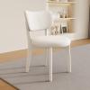 ZHUIYI Solid Wood Dining Chairs Set of 2, Nordic Upholstered Leisure Chair, Kitchen Counter Chairs, Living Room Corner Chairs Reception Chair(B) view 2