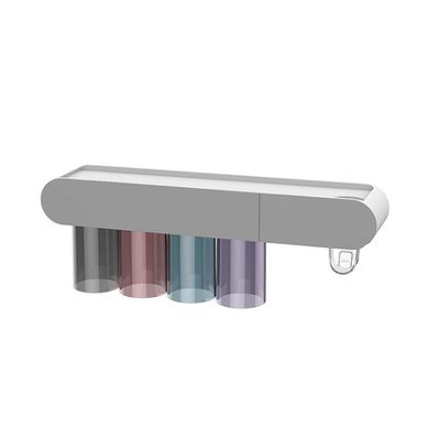 SENBAILU Toothbrush Rack Toothbrush Rack Wall-mounted Family Mouthwash Cup Tooth Cup Shelf Free Punching Tooth Set Tooth Cylinder Set Hanger Bathroom Toothbrush Holder(A), Small