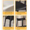 ZHUIYI Solid Wood Dining Chairs Set of 2, Nordic PU Upholstered Leisure Chair, Kitchen Counter Chairs, Living Room Corner Chairs Reception Chair(F) view 4