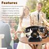Audio Guest Book Wedding Phone, Audio Guestbook,Record Audio Messages with GuestBook, Guestbook Alternative for Wedding, Birthday Party, Baby Shower, Anniversary, Engagement (Black) view 2