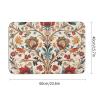 Door Mat 24 X 16 in Indoor Outdoor Mat Non-Slip Rubber Backing Welcome Mat Washable Entryway Rug Different Flower Patterns Doormats Absorbent Bath Mats Bathroom Kitchen Bedroom view 3
