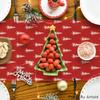 Artoid Mode Red Xmas Tree Christmas Table Runner, Seasonal Winter Kitchen Dining Table Decoration for Home Party Decor 13x120 Inch view 4