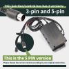ALLCSM Fit for IDENO 6 Wire Junction Box/Control Box for Power Recliner Lift Chair Operates Up/Down Vibration Massage and Heating (5 Pin 6 Wire) view 2