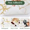 Drawer and Shelf Liner for Kitchen Cabinet Non Slip Waterproof Shelf Paper 12 in X 30 Ft Non Adhesive Refrigerator Liners Gold White Marble Easy Liners for Bathroom Cupboard view 4