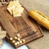 Custom Handcrafted City Skyline or Map Cutting Board  Personalized Silhouette, Names & Dates Engraved Tray  Solid Wooden Charcuterie Board  Rustic Wedding, Anniversary, Housewarming or Realtor Gift view 2