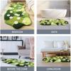24''*63'' Green Moss Rug Cute Flower 3D Moss Bath Mat, Shaggy Tufted Non Slip Washable Water Absorbent Microfiber Rug, Boho Trendy Home Decor for Bathroom Bedroom Kitchen Dorm view 4