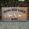 Personalized Horse Ranch Name Sign Rustic Wood Sign Couples Gift Custom Wooden Sign Family Last Name Established Gift Horse Stall Barn Decor view 3