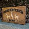 Personalized Horse Ranch Name Sign Rustic Wood Sign Couples Gift Custom Wooden Sign Family Last Name Established Gift Horse Stall Barn Decor view 4