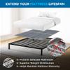 Meliusly Premium 10mm Bunkie Board Queen Size (60x80'') Patent Pending Low Profile Bed Board Design - Breathable, Noise Minimizing, Moisture Resistant Bunkieboards, Low Profile Bed Support view 2