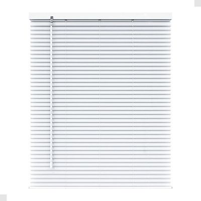 Venetian Blinds for Windows Cordless 1 Inch Mini Blinds Aluminum Blinds Interiors Mini Blinds for Room Darkening Blackout Horizontal Mini Blinds.White.83''W x 36''H