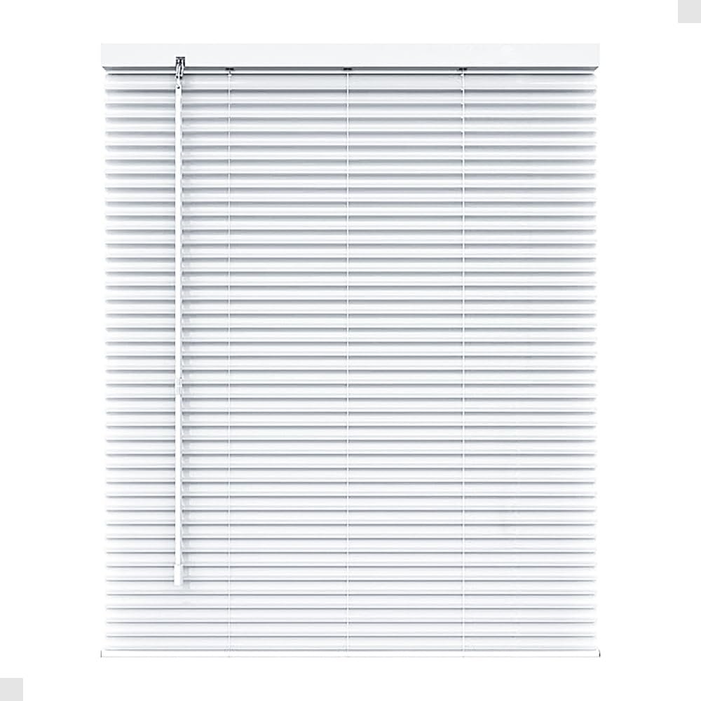 Venetian Blinds for Windows Cordless 1 Inch Mini Blinds Aluminum Blinds Interiors Mini Blinds for Room Darkening Blackout Horizontal Mini Blinds.White.83''W x 36''H