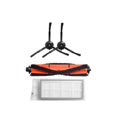 IYUEAC Vacuum Cleaner Main Side Brush, Filter, Reusable WipesAccessory Replacement.Compatible for ROIDMI EVE Plus(Set C)