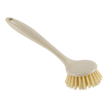 Dish Brush with Handle, Wash Brush Dishwashing Brush Bathtub Scrubber with Long Handle Kitchen Scrub Brush for Cleaning Dishes, Pots, Pans and Sink, Dish Washing Tools
